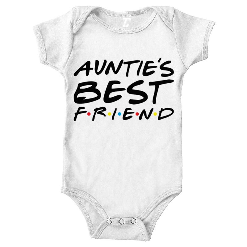 Tcombo Sitcom Parody - Funny Cute Friend Bodysuit (White, Newborn) - Image 1